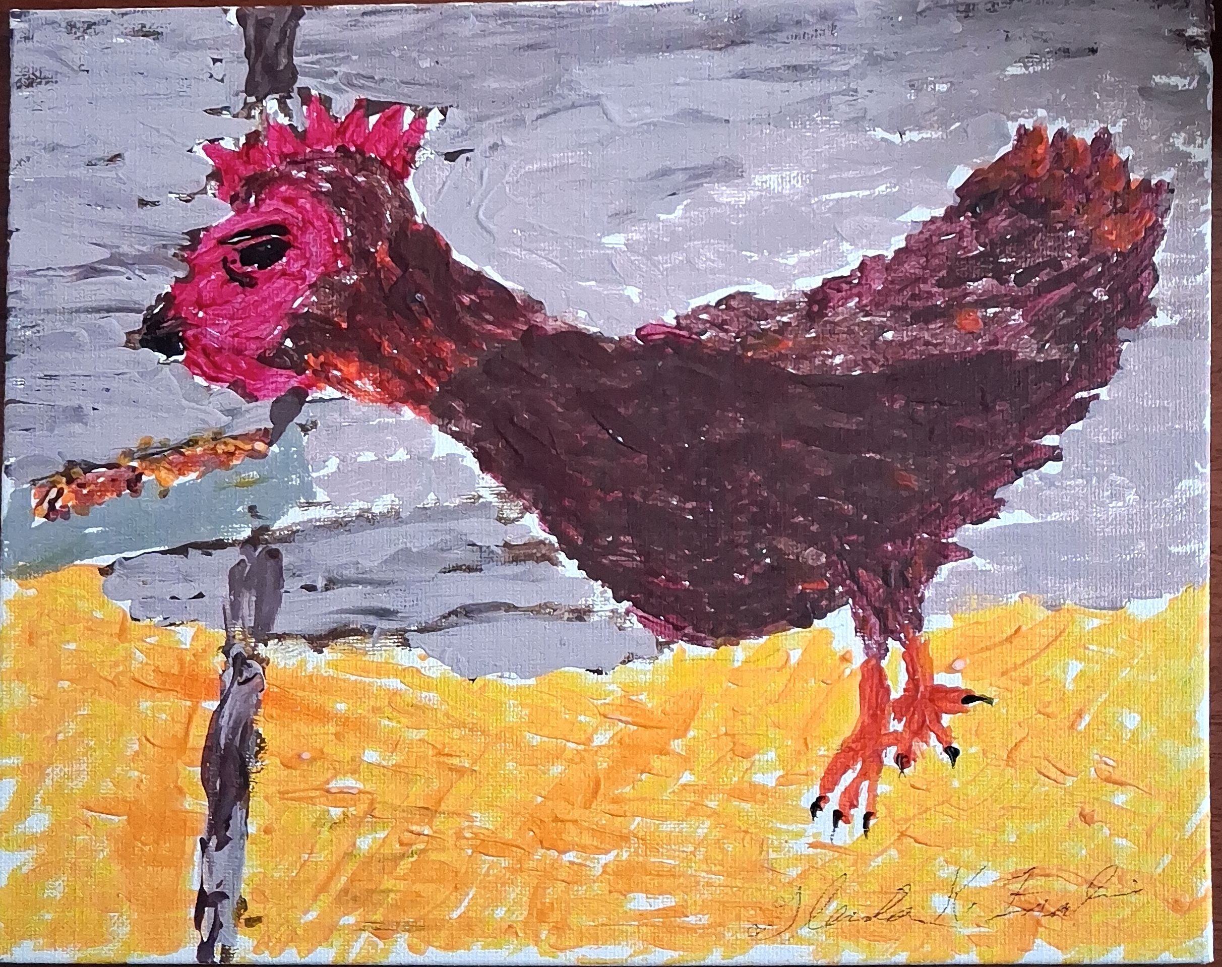 Rhoade Island Red chicken